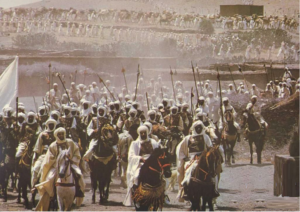 Peygamber Efendimiz Mücahitlerle Medine’den Hareket Etmesi